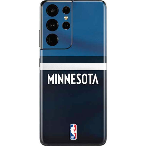 NBA Minnesota Timberwolves Jersey Galaxy S21 Ultra 5G Skin